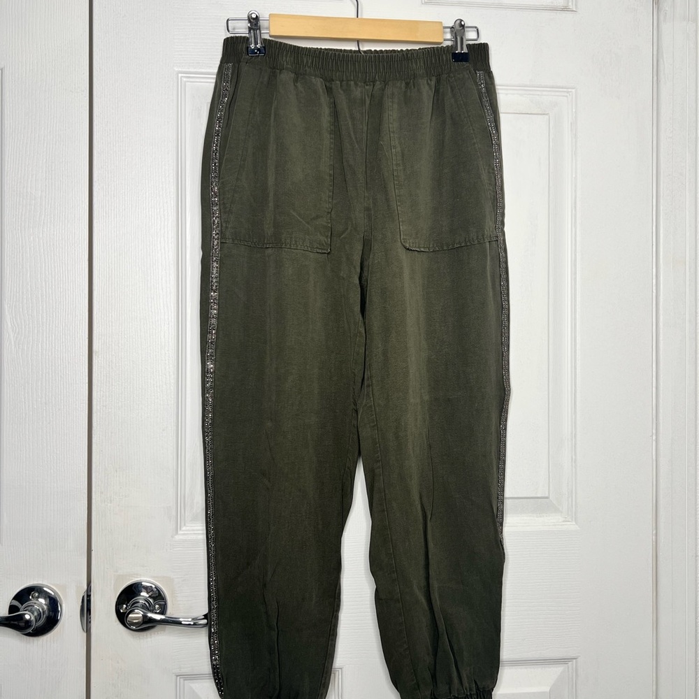 Zara Dark Green Cargo Pants for Men